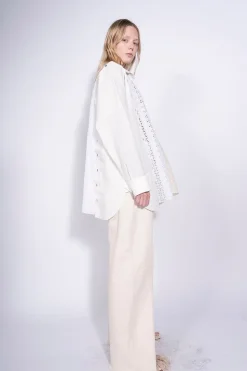 Marques ' Almeida PATCHWORK DECONSTRUCTED SHIRT-Women Tops|Tops