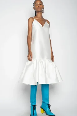 Marques ' Almeida PUFF HEM SLIP DRESS-Women Dresses|Dresses
