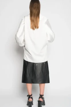 Marques ' Almeida SHIRT WITH BOMBER SLEEVE-Women Tops|Tops
