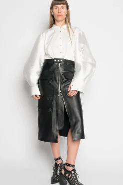 Marques ' Almeida SHIRT WITH BOMBER SLEEVE-Women Tops|Tops