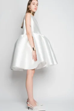 Marques ' Almeida SHORT SLEEVELESS PUFF DRESS-Women Dresses|Bridal