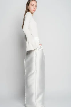 Marques ' Almeida WIDE LEG TROUSERS-Women Bottoms|Bridal