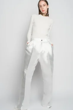 Marques ' Almeida WIDE LEG TROUSERS-Women Bottoms|Bridal