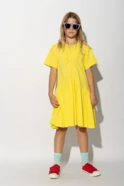 Marques ' Almeida GATHERED DRESS-Kids Jersey|Dresses