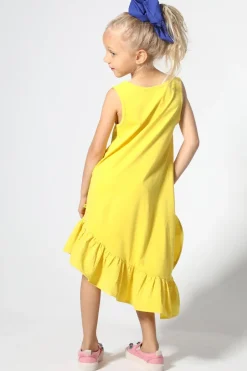 Marques ' Almeida SLEEVELESS FLOUNCE DRESS-Kids Dresses