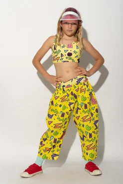 Marques ' Almeida SQUIGGLE PRINT BALLOON TROUSERS-Kids Bottoms