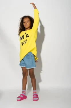 Marques ' Almeida SWEATSHIRT WITH EMBROIDERED LOGO-Kids Tops